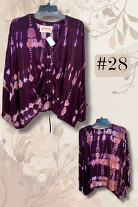 Crepe Sari Butterfly Top