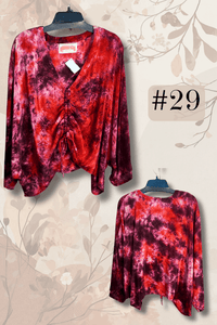 Crepe Sari Butterfly Top