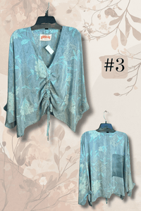 Crepe Sari Butterfly Top