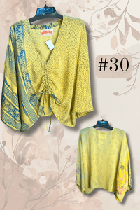 Crepe Sari Butterfly Top