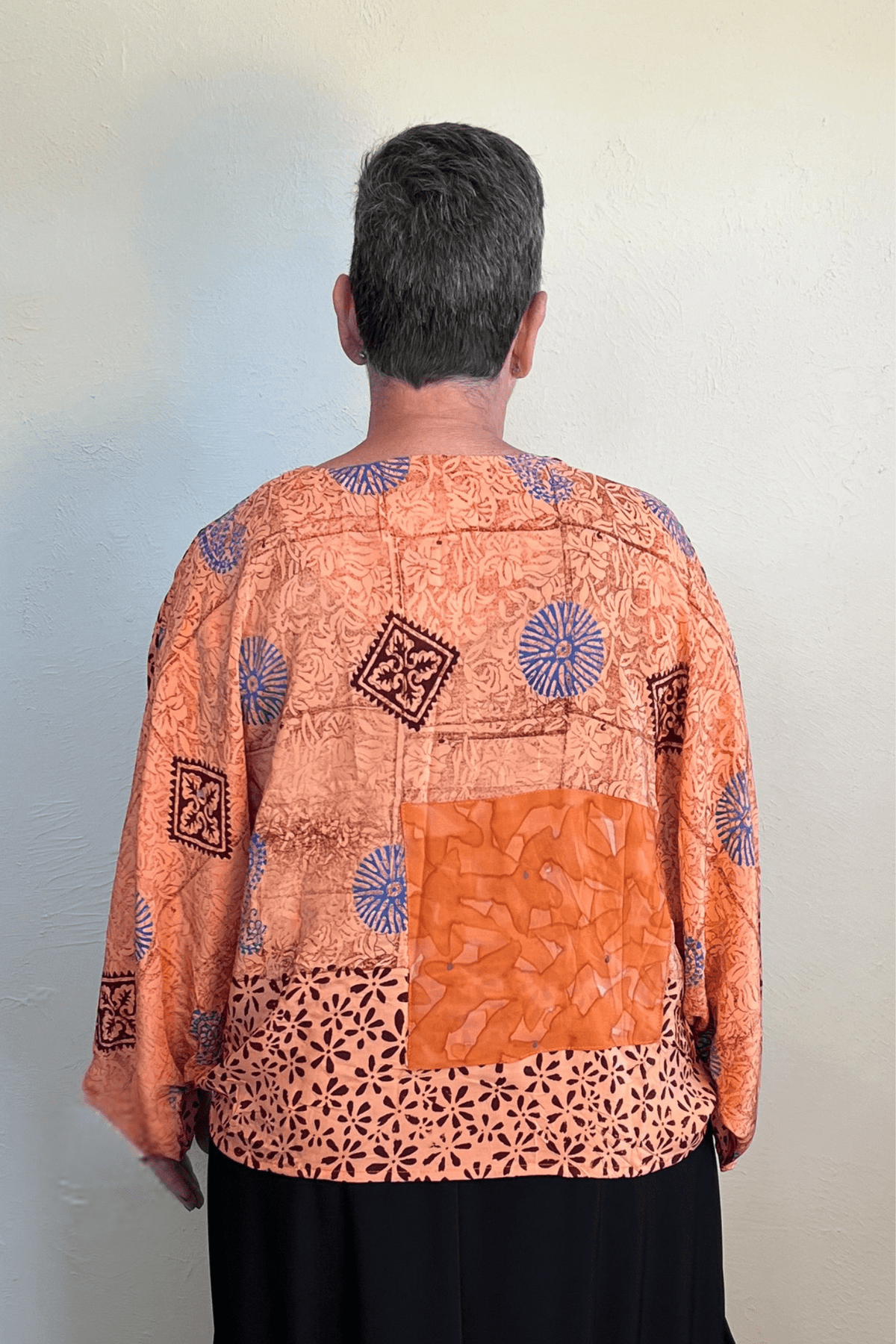 Crepe Sari Butterfly Top