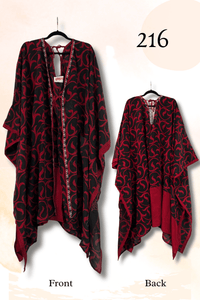 Crepe Sari Orchid Kimono