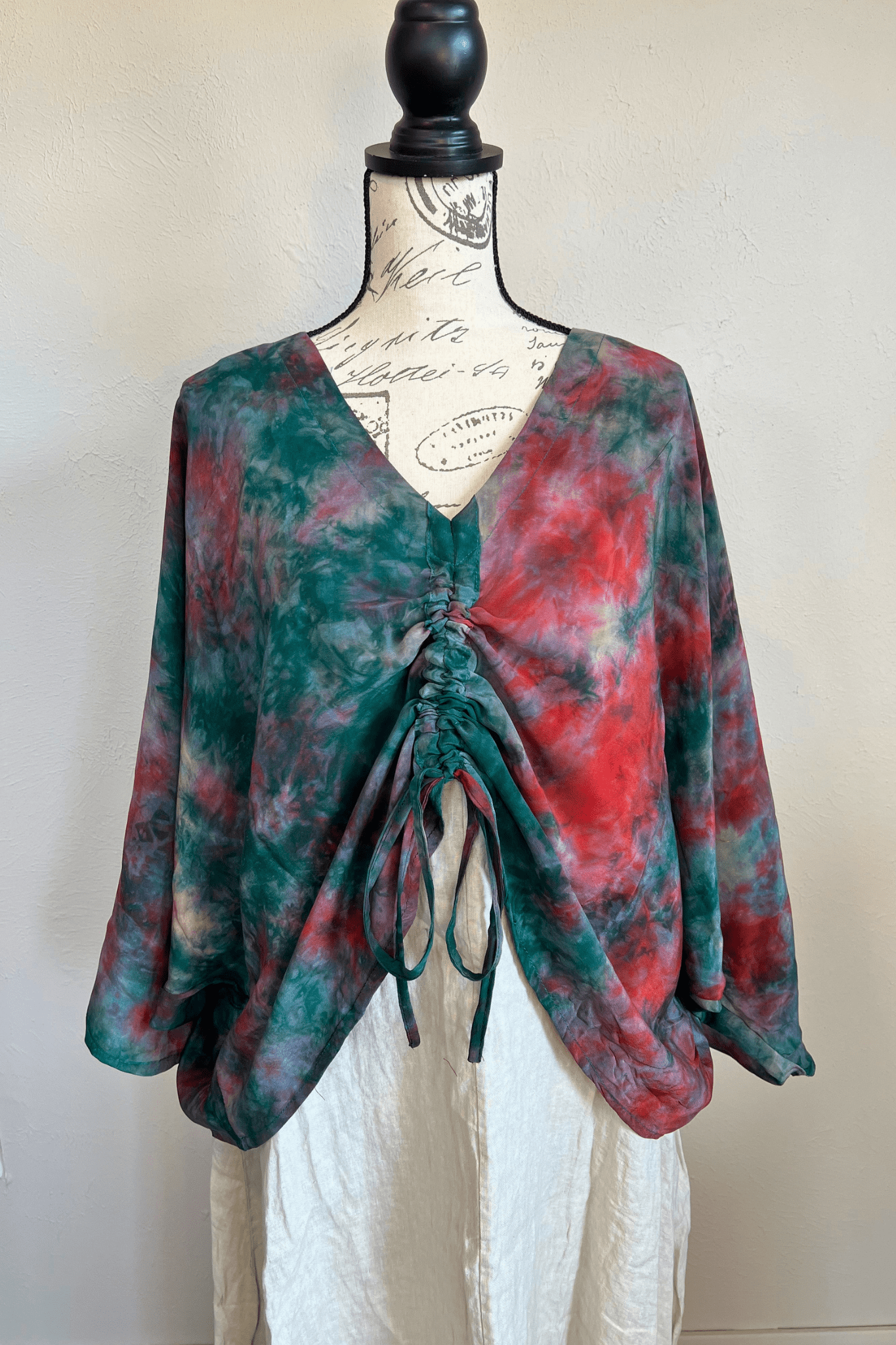 Crepe Sari Butterfly Top