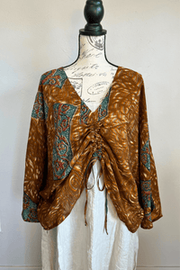 Crepe Sari Butterfly Top