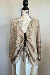 Crepe Sari Butterfly Top