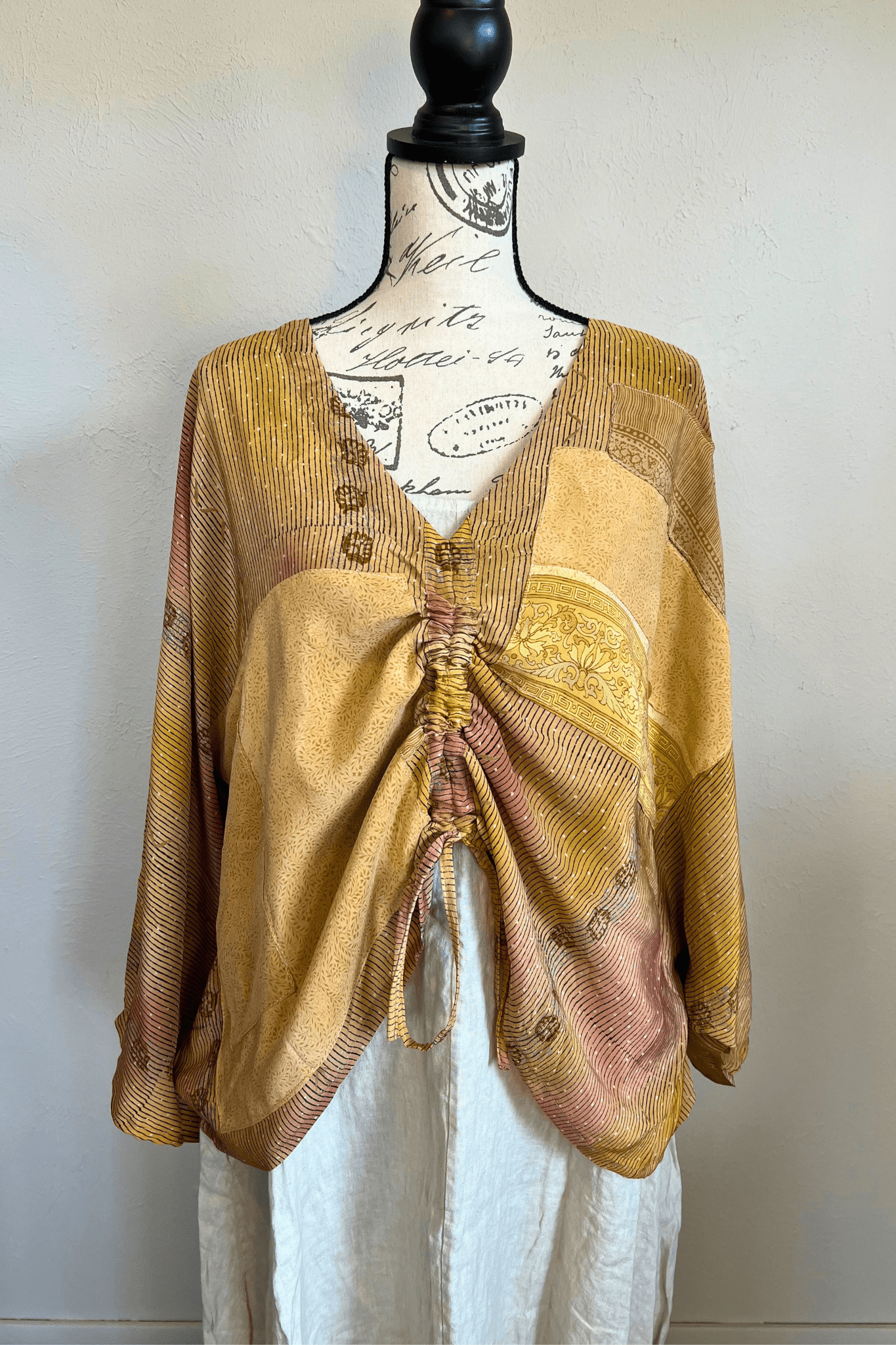 Crepe Sari Butterfly Top