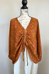 Crepe Sari Butterfly Top