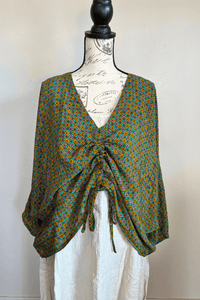 Crepe Sari Butterfly Top