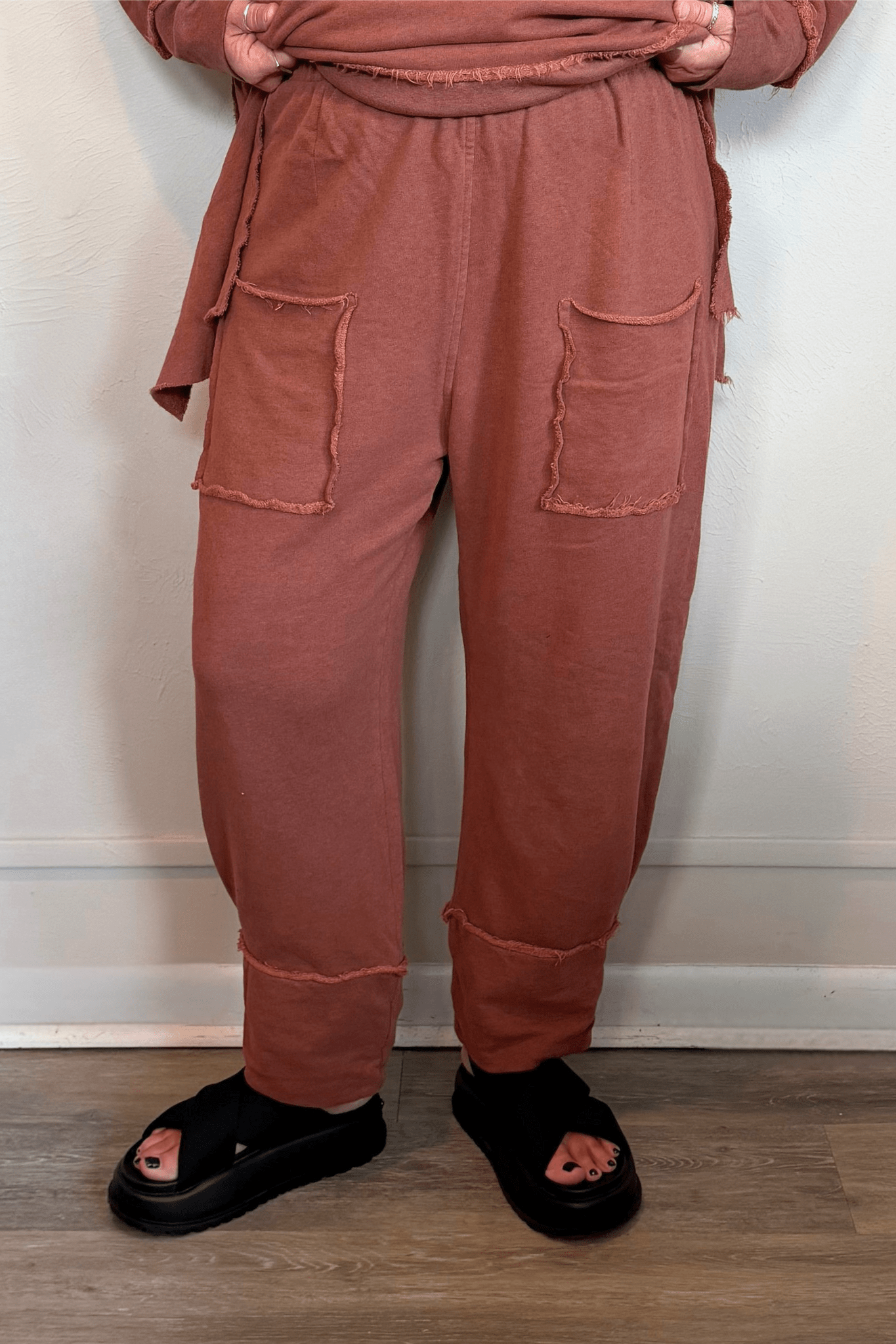 Terry Cuffed Pant