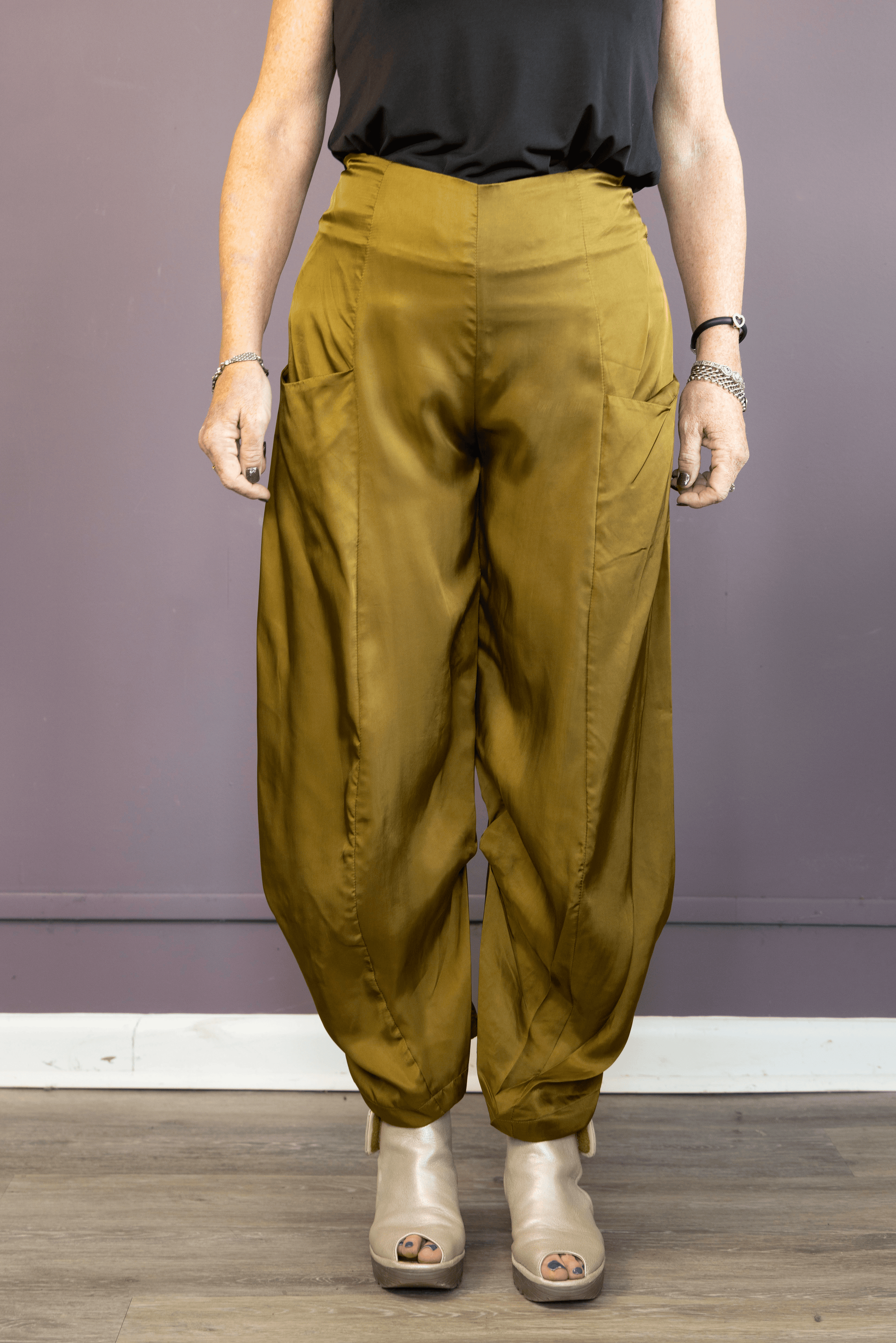 Cupro Straight Pant