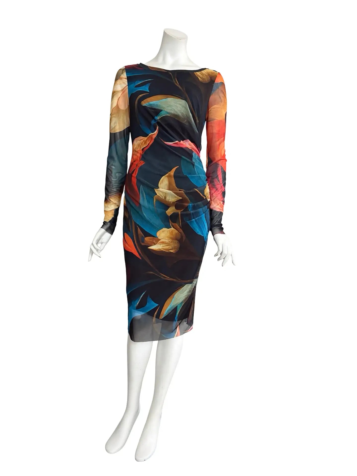 Delila Side-Ruched Cocktail Dress