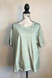 Distressed Solid T