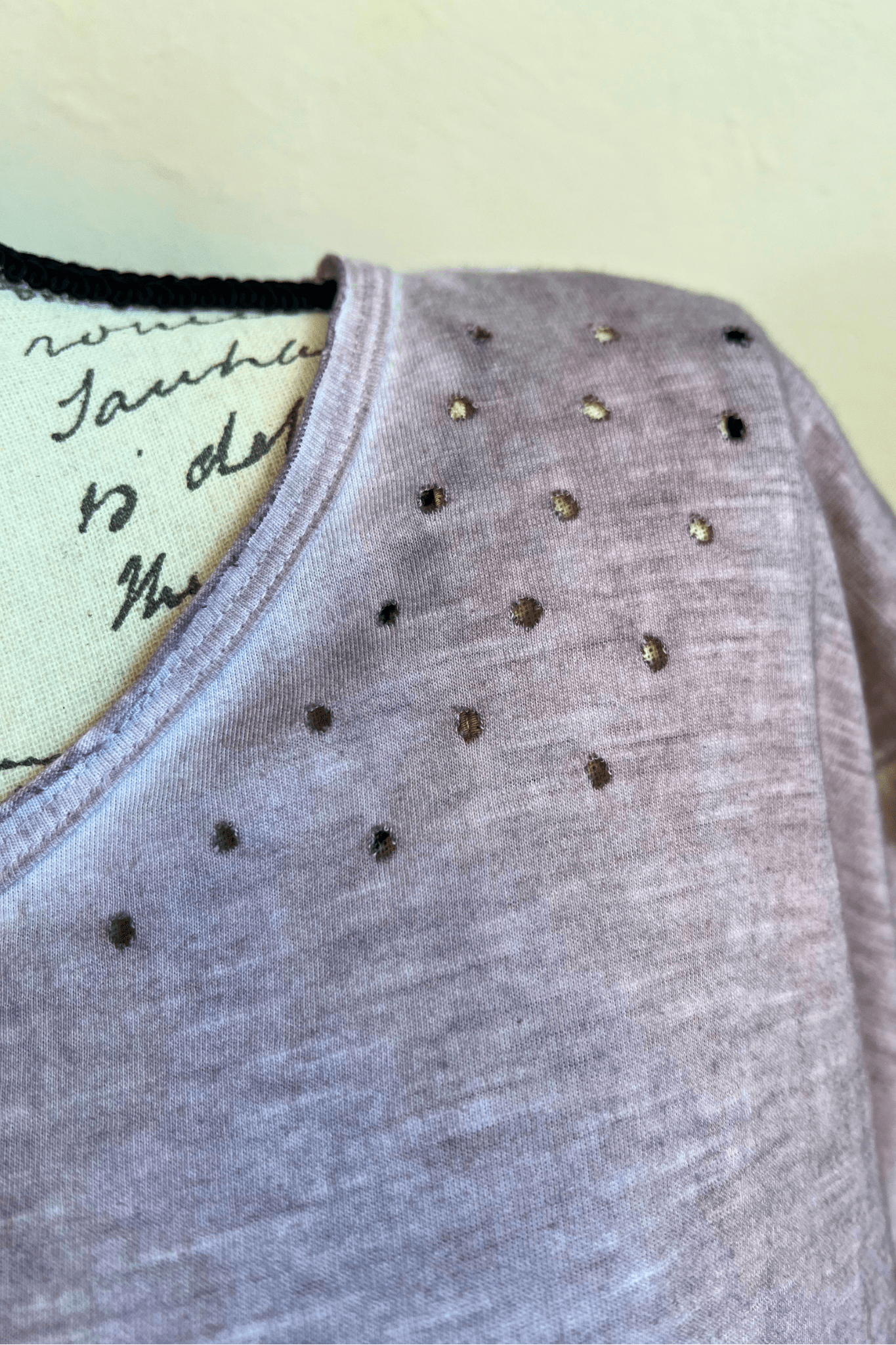 Distressed Solid T