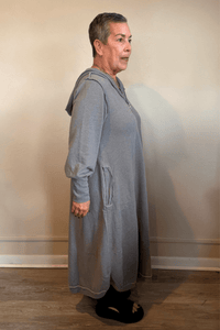 Terry Dress With Hoodie