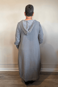 Terry Dress With Hoodie