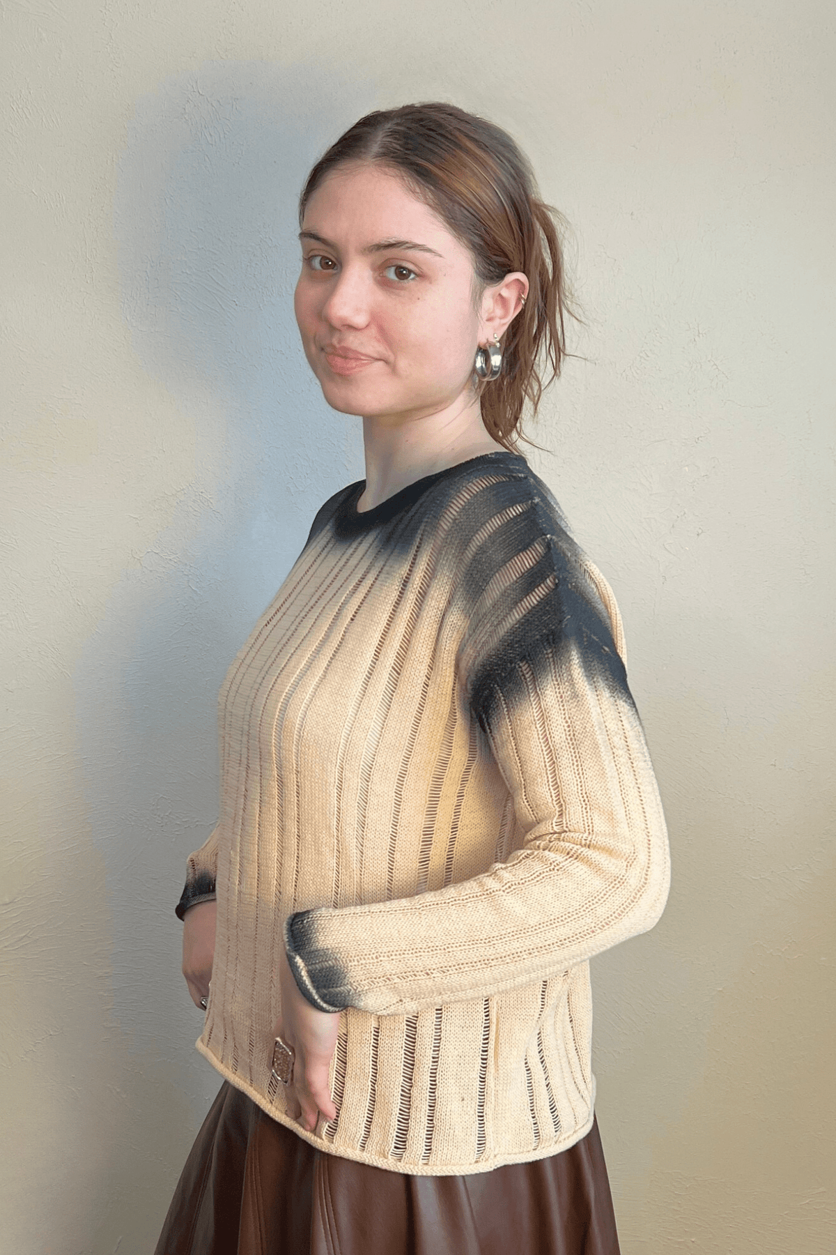 Dyed Finish Sweater