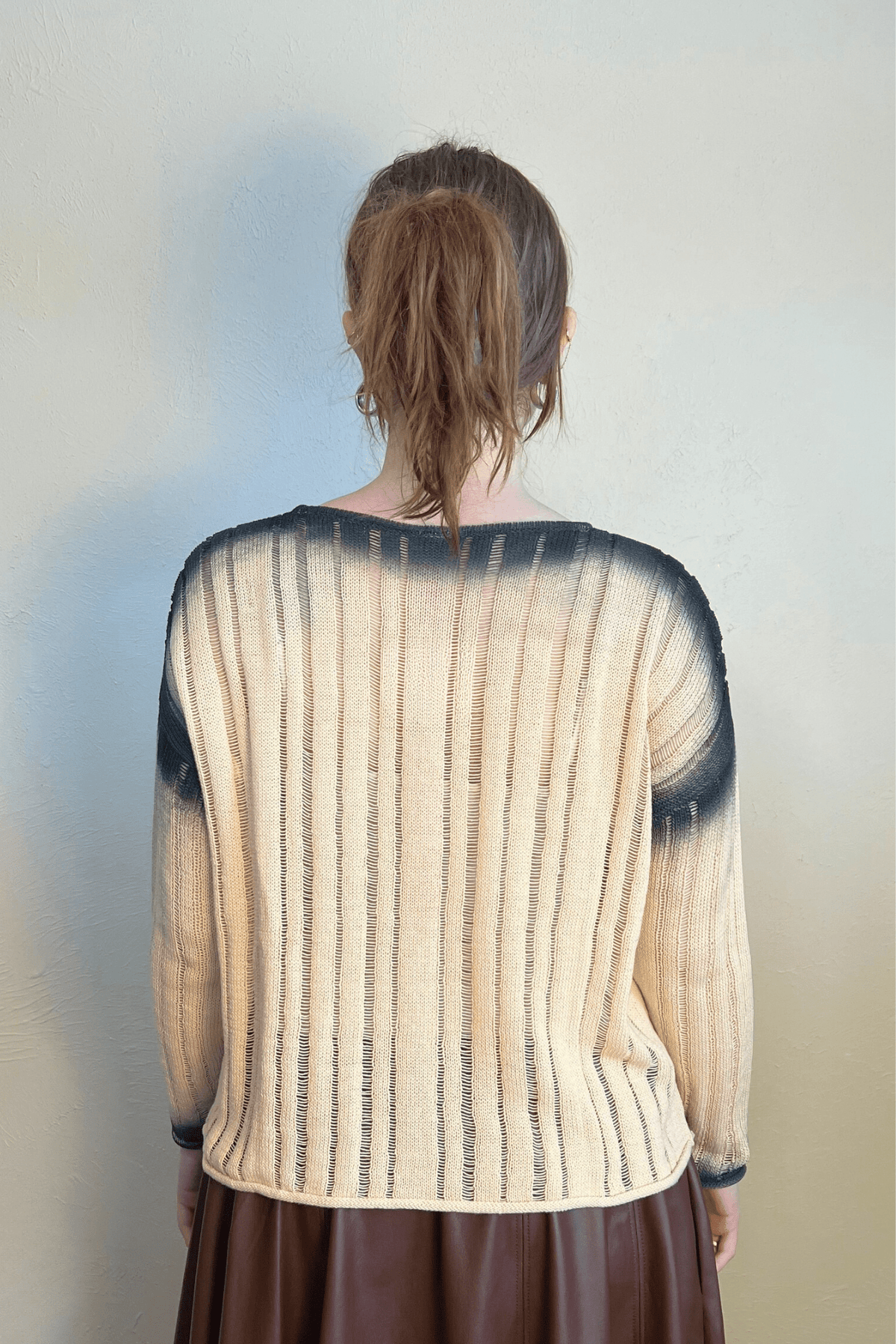 Dyed Finish Sweater