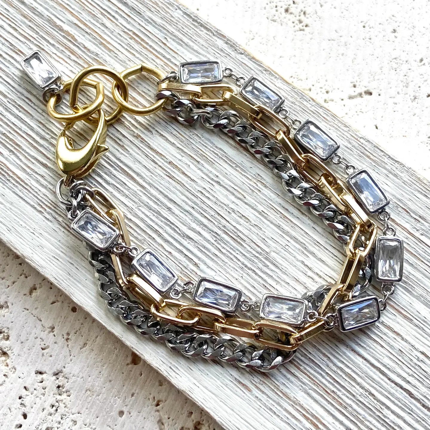 Edgy Glam Bracelet
