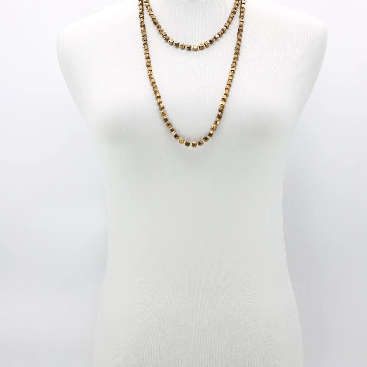 Elegant Crystal Cube Necklace