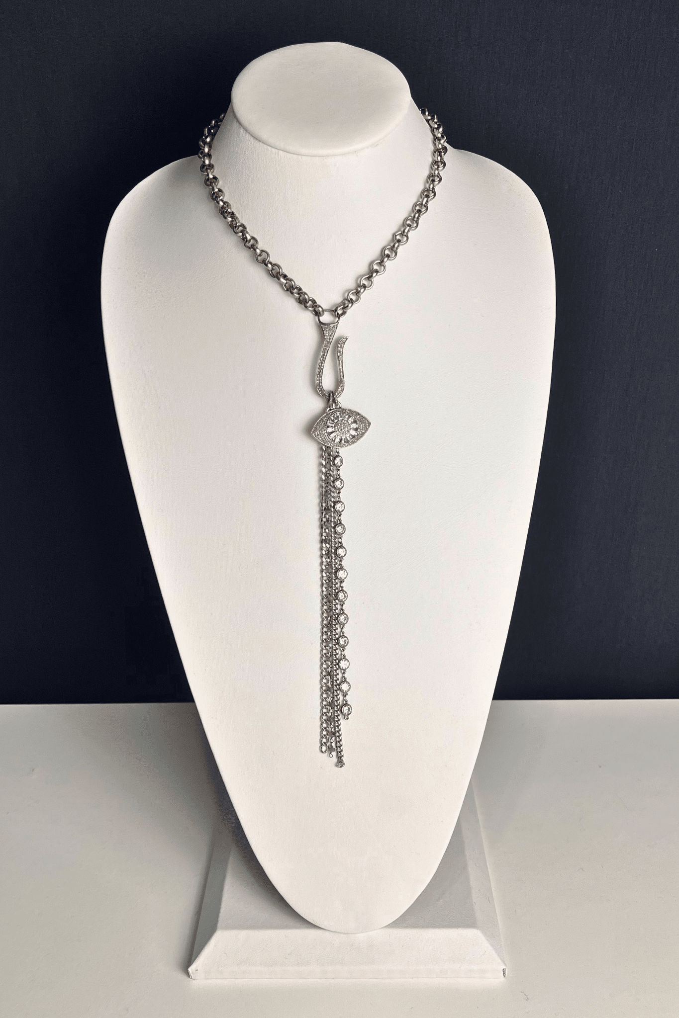 Evil Eye Waterfalls Necklace