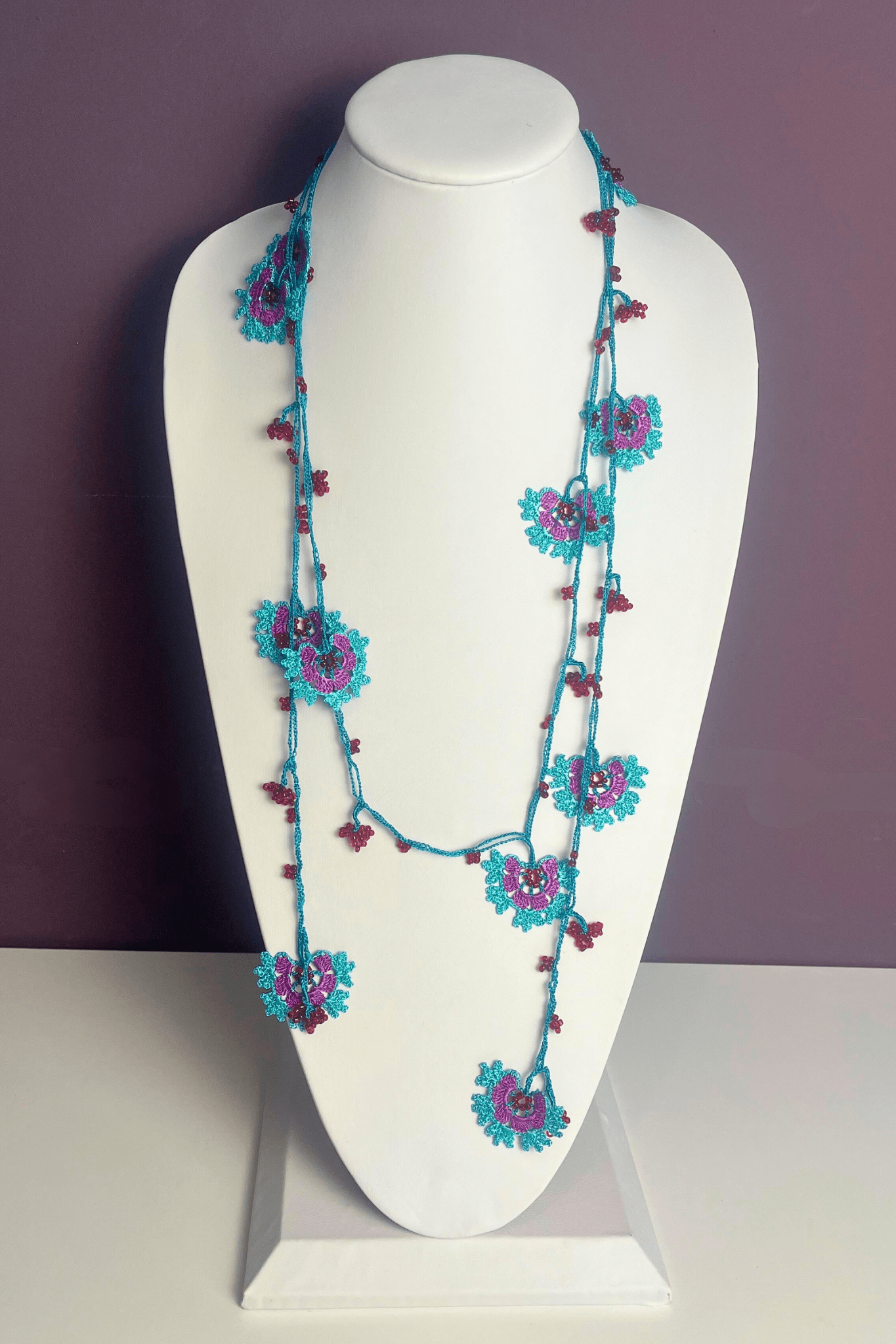 Fan Lariat Necklace