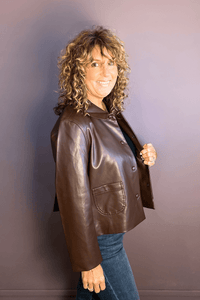 Faux Leather Jacket