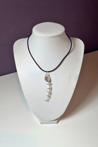 Fishbone Pendant Necklace