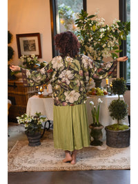 Fleur De Lune Crop Kimono