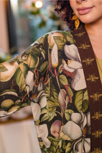 Fleur De Lune Crop Kimono