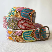 Folklorica Embroidered Wool Belt