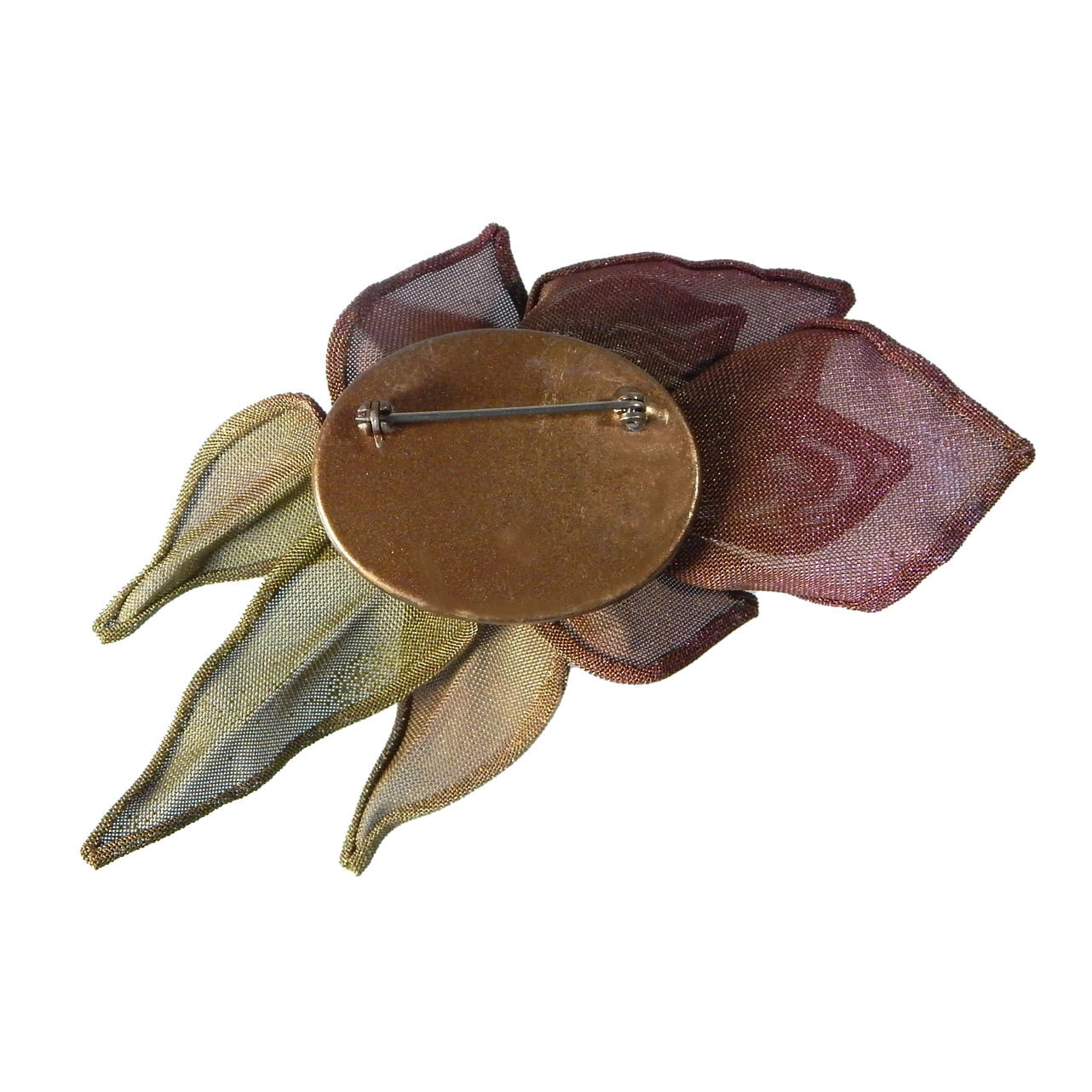 Foxglove & Leaf Cluster Pin