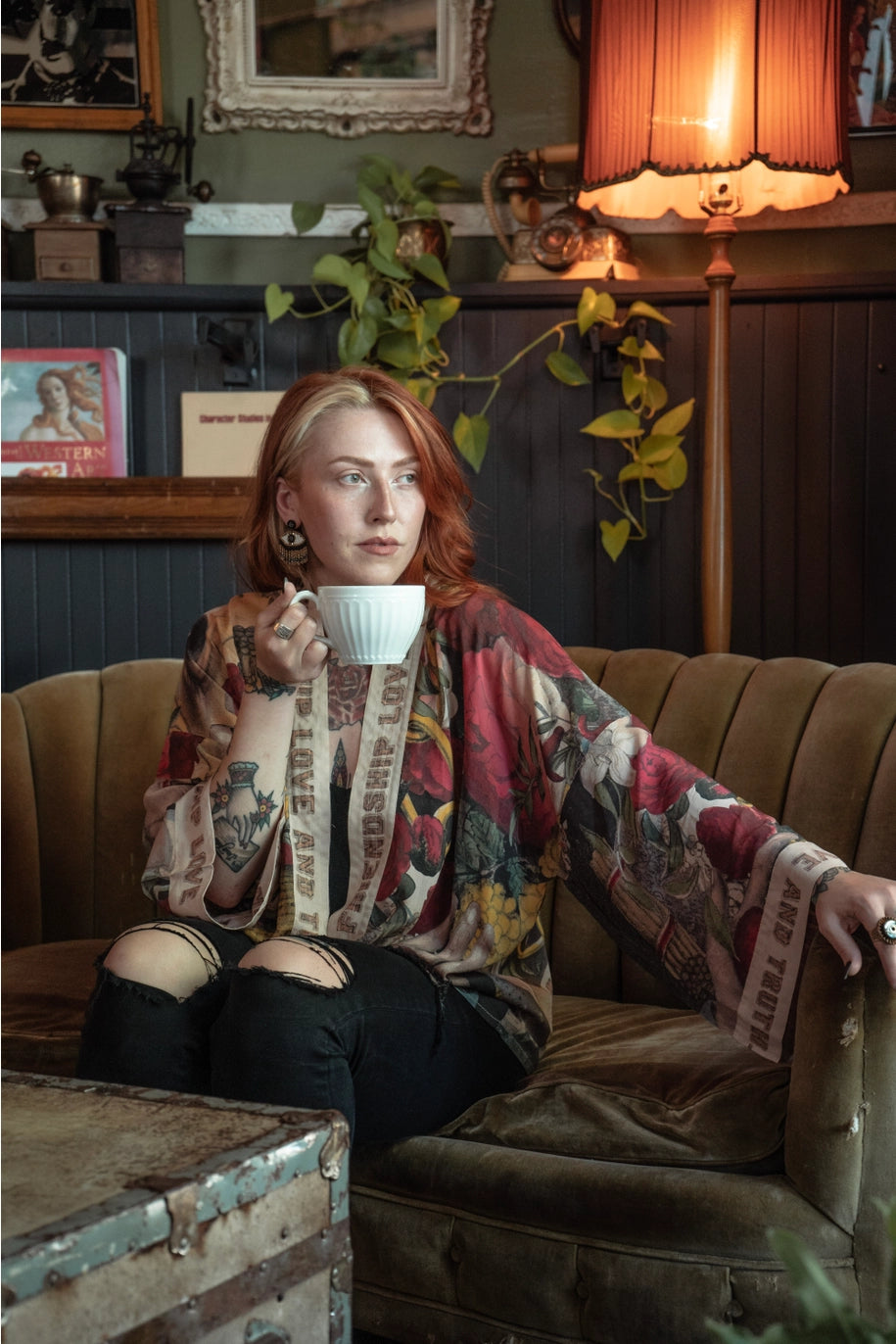 Friendship Love & Truth Pixie Kimono