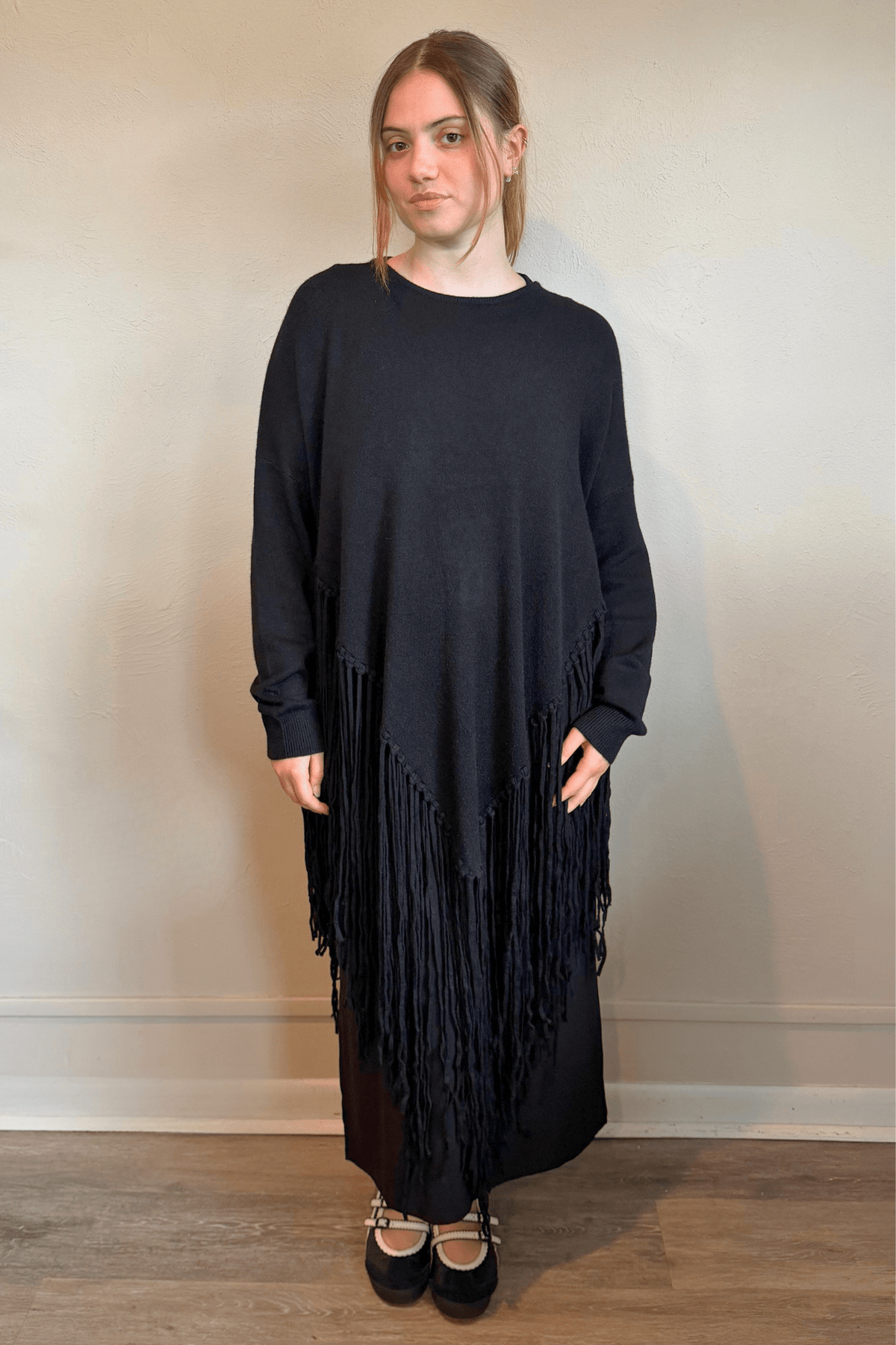 Fringe Tunic Sweater