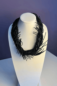 Rubber Fringe Necklace