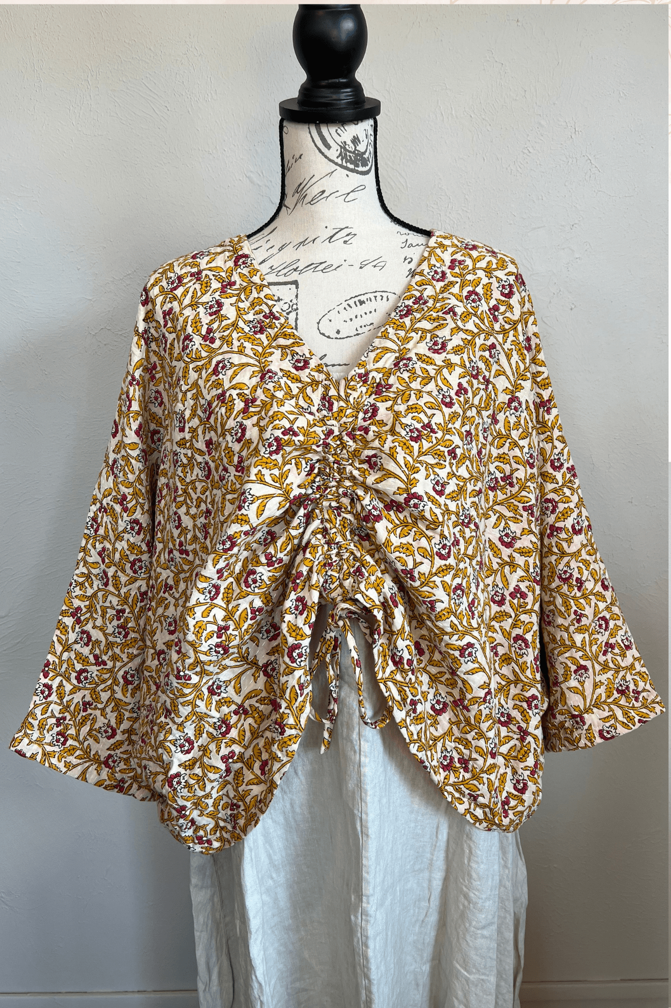 Pareo Kantha Butterfly Top
