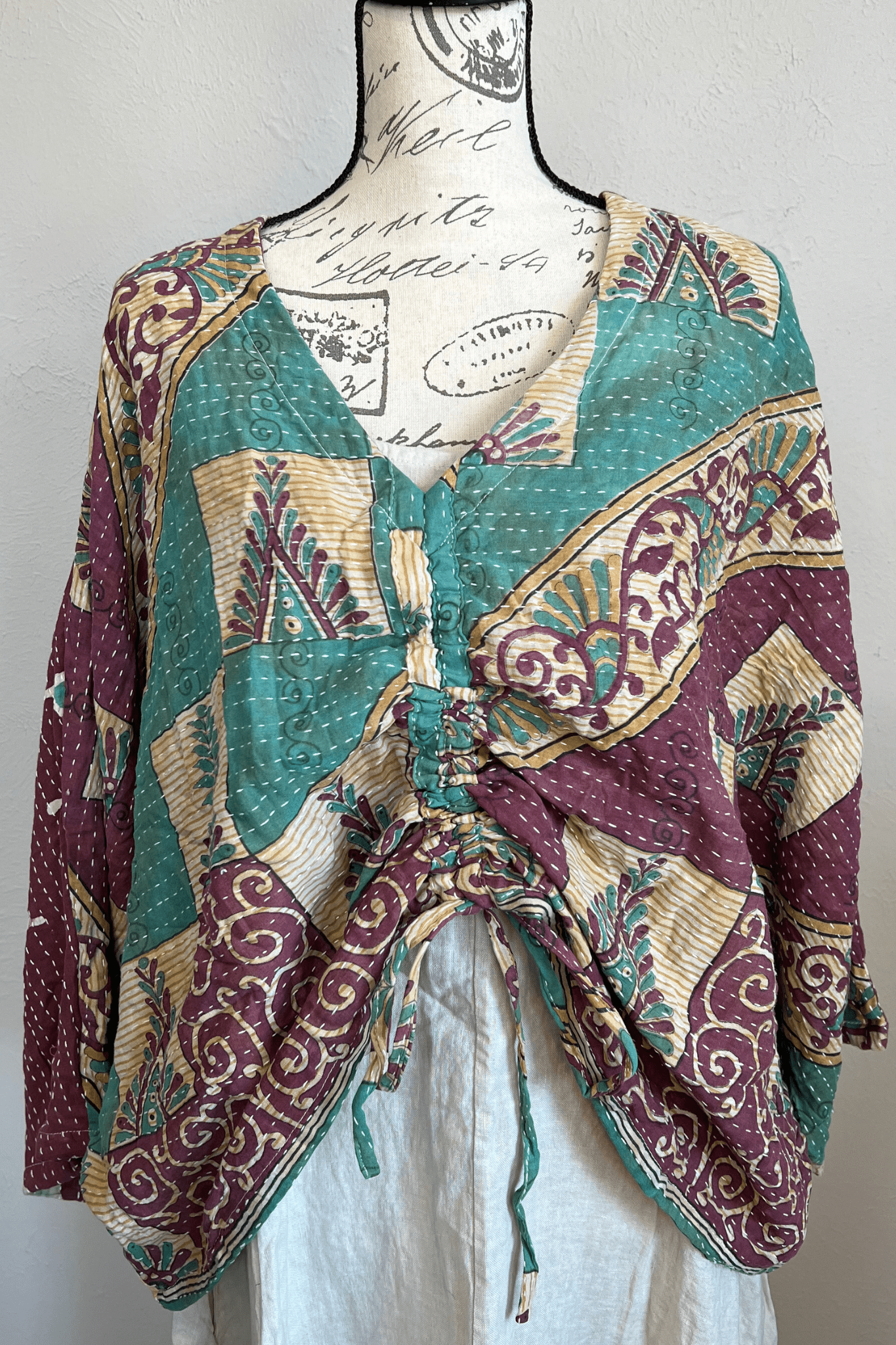 Pareo Kantha Butterfly Top