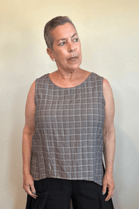 Gail's Textured Tank Top - Eiffel Tower