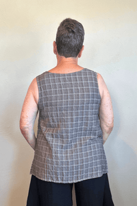 Gail's Textured Tank Top - Eiffel Tower