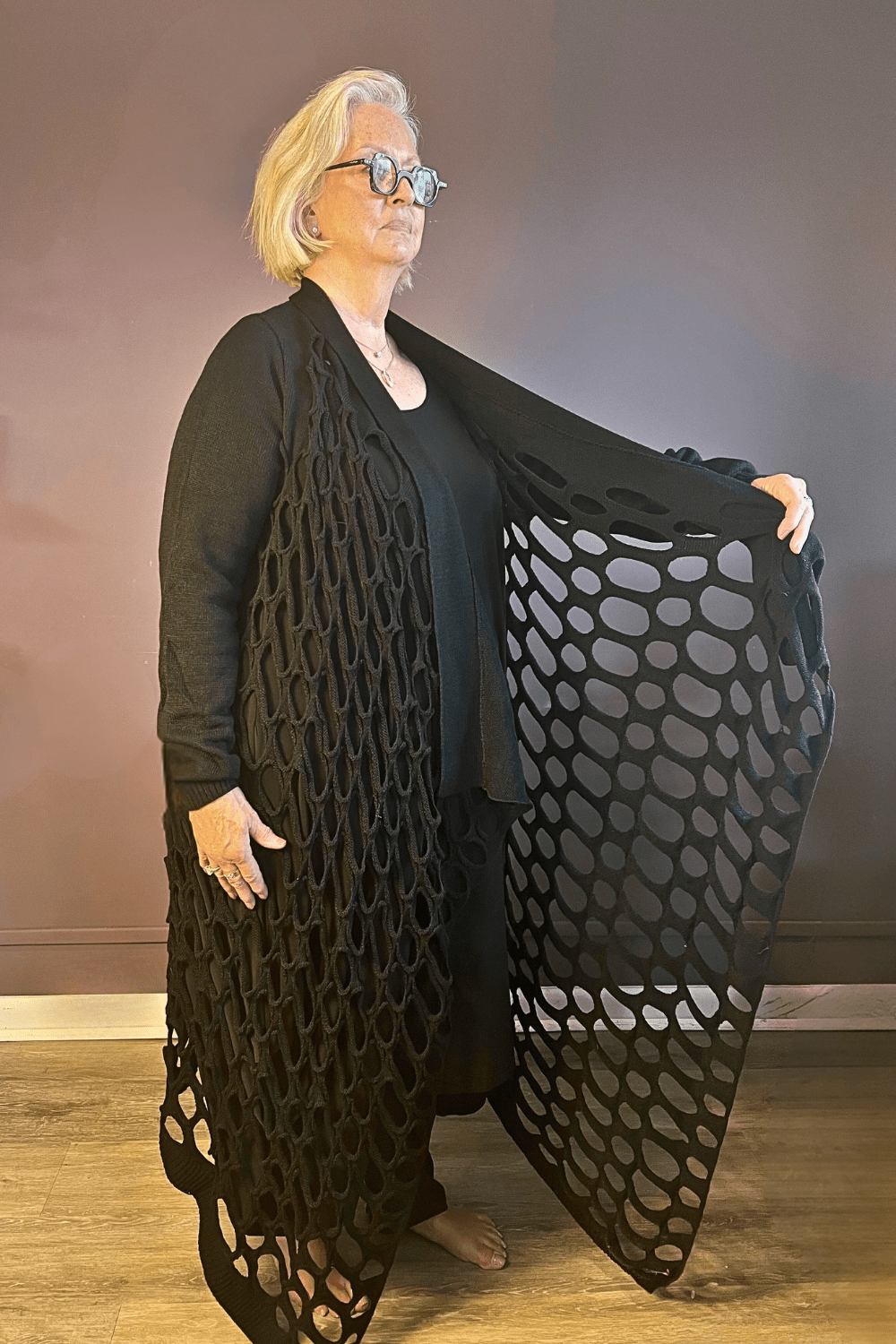 Geo Extra Long Cardi