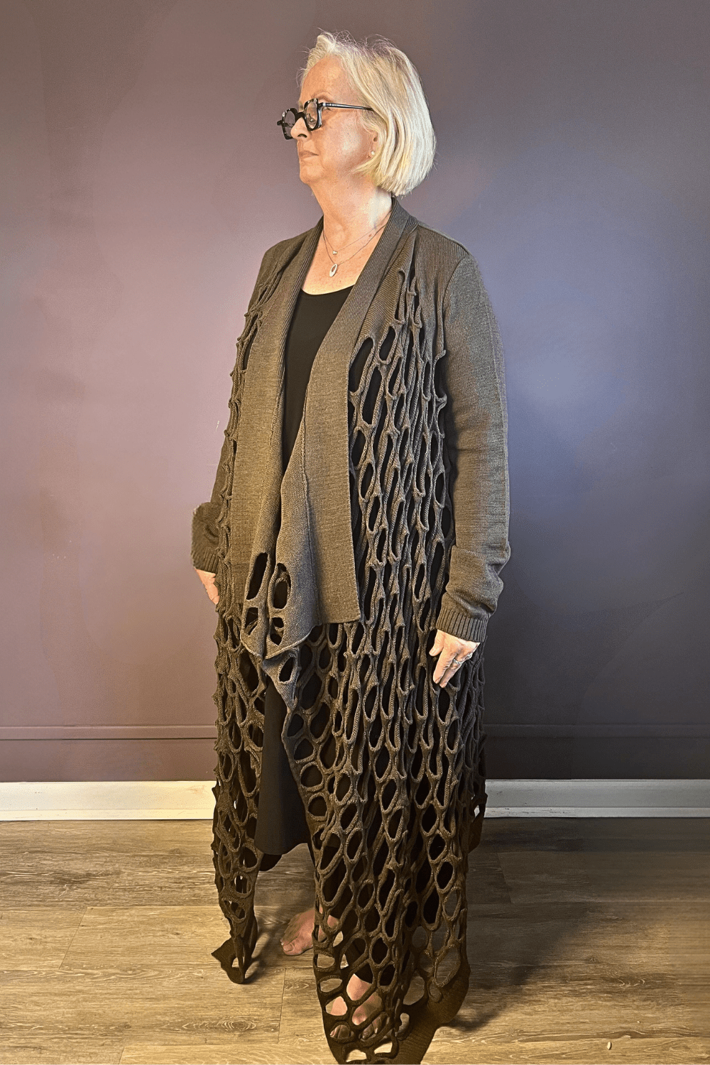 Geo Extra Long Cardi