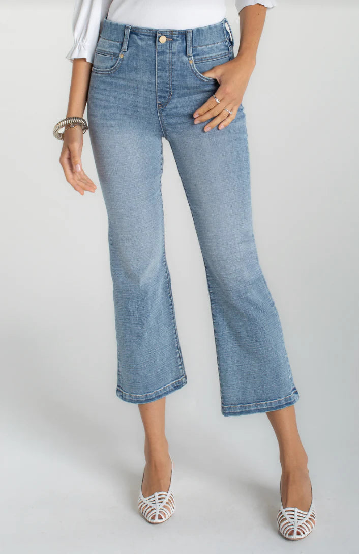 Gia Glider Crop Flare Tulip Hem