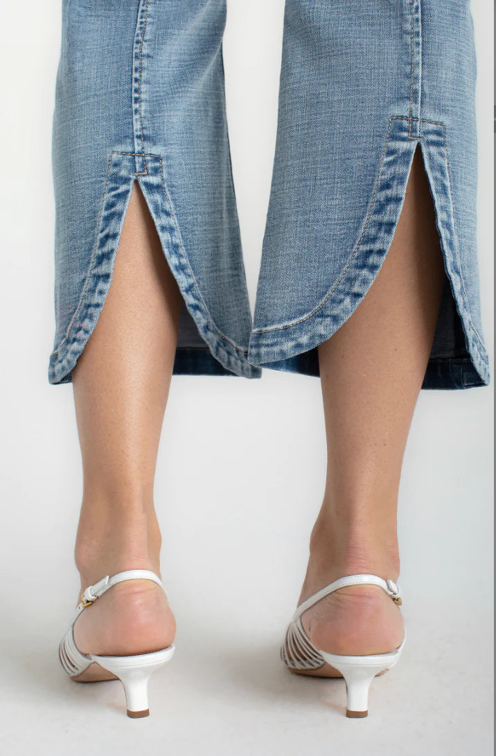 Gia Glider Crop Flare Tulip Hem