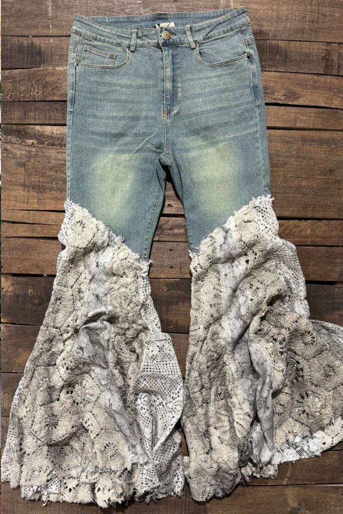 Got You Covered Lace Jeans