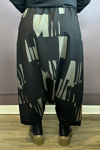 Khaki Cascade Harem Pant