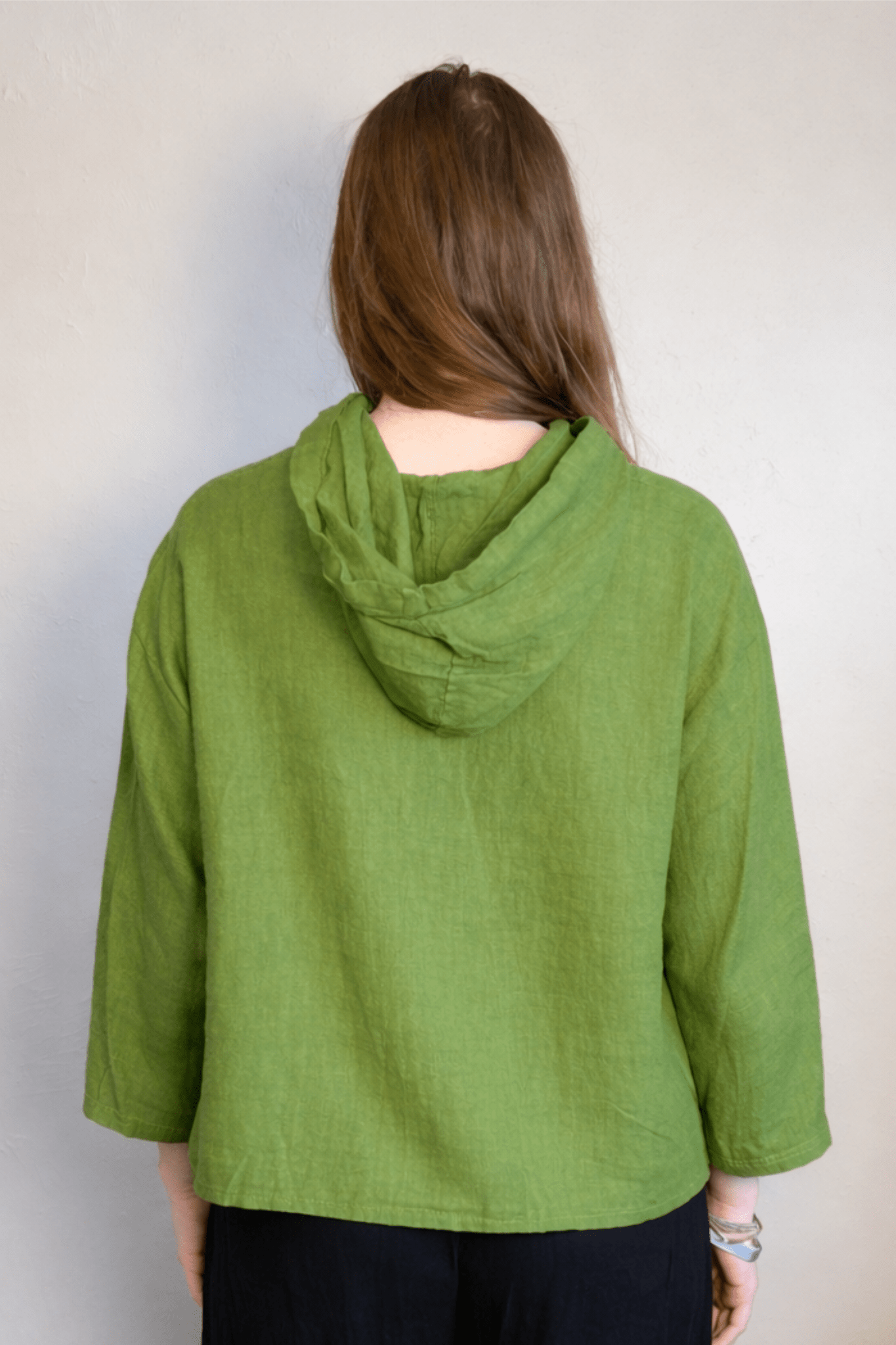 Linen Hoodie Top