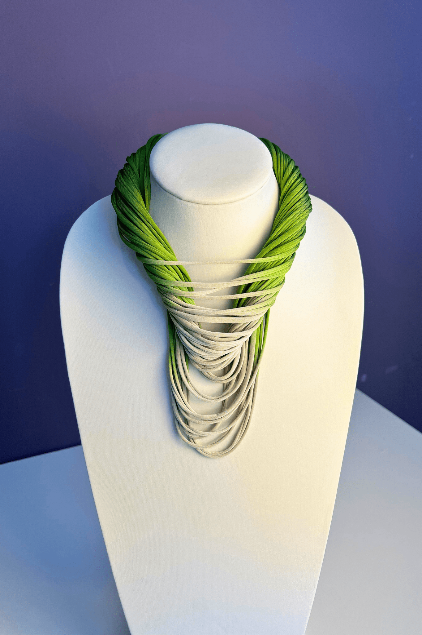 Short Multi-Strand Ombre Necklace