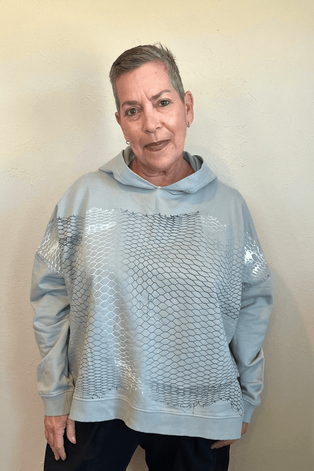 Meshprint Overcast Swing Hoodie