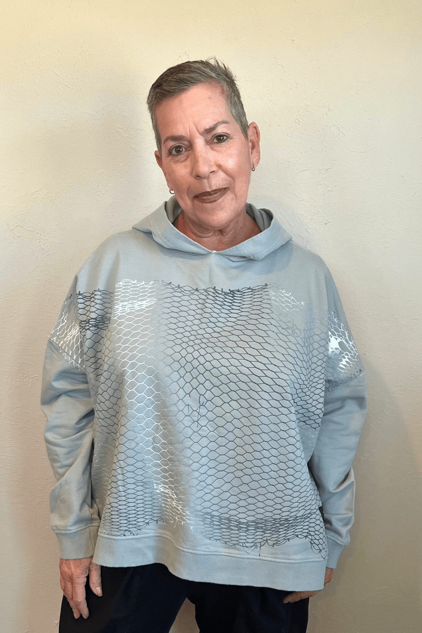 Meshprint Overcast Swing Hoodie