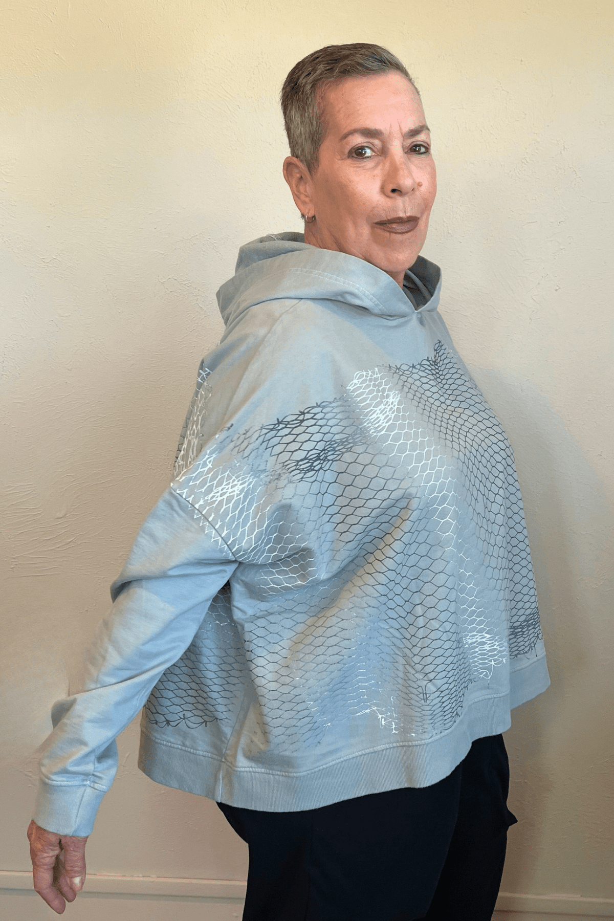 Meshprint Overcast Swing Hoodie