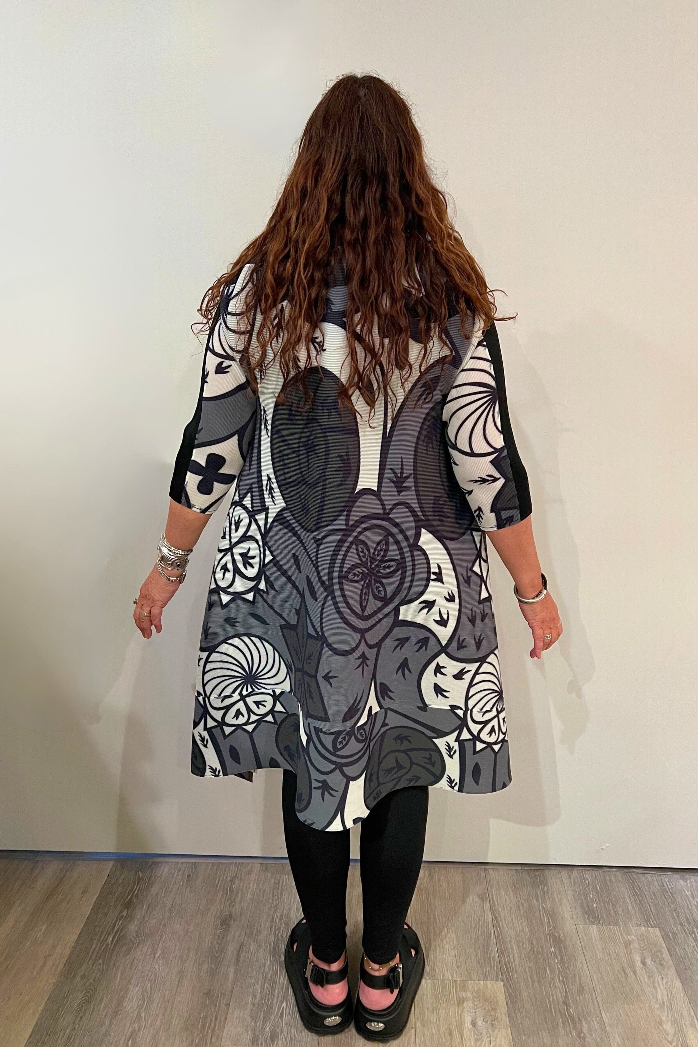 Greyscale Flow Dress